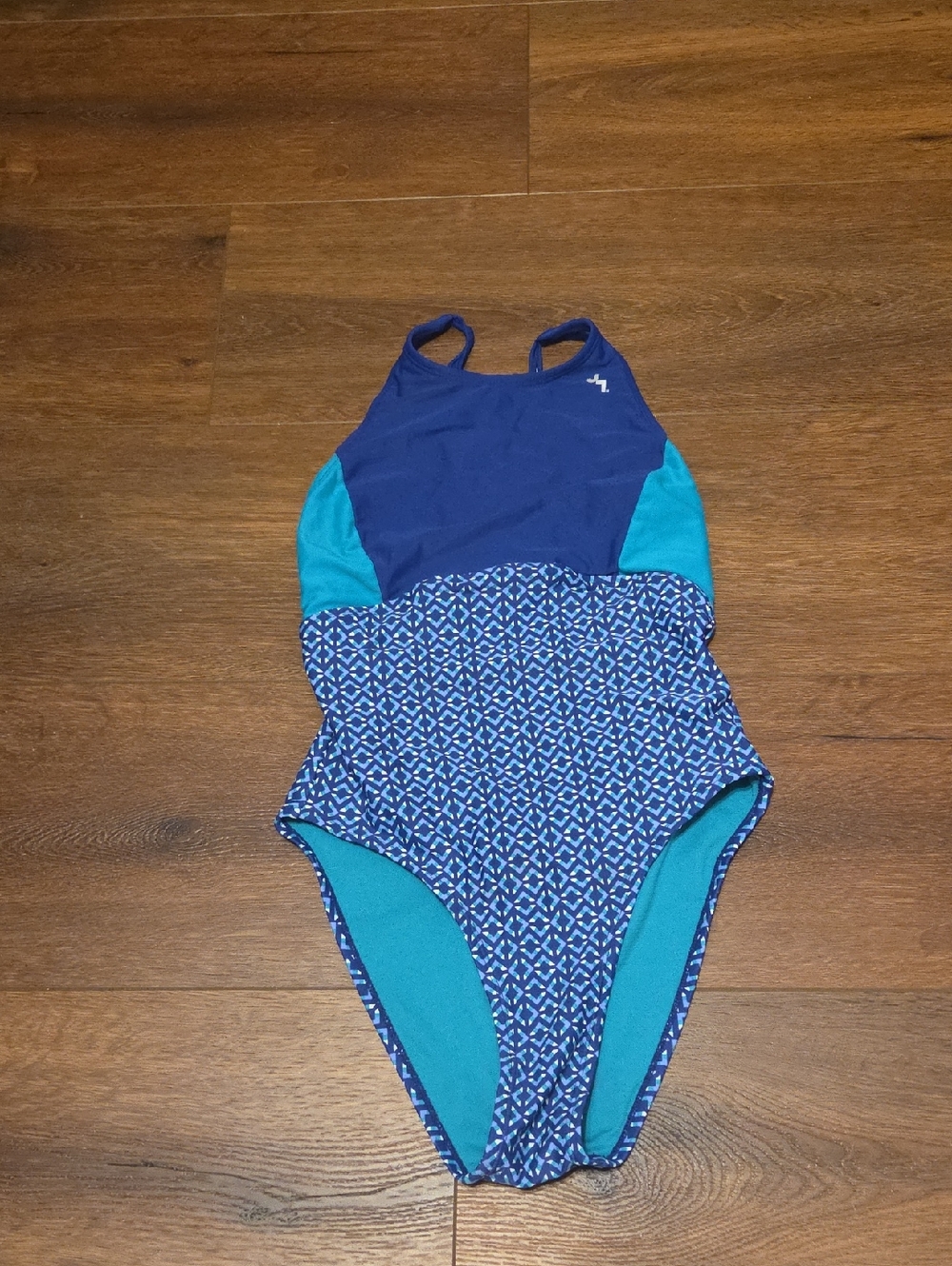 Joy Lab Swimsuit ladies blue/green Medium